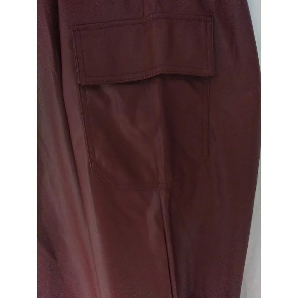 WILD FABLE, Polyester canvas cargo pants, brown, for women, size S
